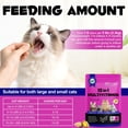thumbnail image 6 of Oimmal 15-in-1 Multivitamin Cat Chews - Chicken Flavor Soft & Crunchy Bites with Prebiotics, Taurine, Vitamins for Immune, Digestive, Skin & Coat Health - 2Pack, 6 of 11