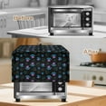 thumbnail image 4 of Whosucclay Dog Paw Print Dust-Proof Microwave Oven Grill Cover Protector with Top Handle - Waterproof Microwave Oven Dust Cover Case Protections for Toaster Oven-S, 4 of 7