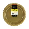 thumbnail image 2 of 9" Gold Plastic Plates 50 Count, 2 of 2