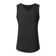 thumbnail image 4 of Youmylove Womens Casual Shirt Linen Casual Vest Sleeveless Vest For Women Ribbed Fitted Tank Top, 4 of 6
