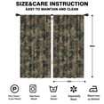 thumbnail image 2 of Blackout Kids Curtains,Brown Green Camo Classic Pattern Childrens Insulated Curtains Set Of 2,Bedroom Essentials,Toddler Room Decor 42"x84", 2 of 5
