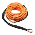 thumbnail image 5 of jiaping Synthetic Winch Rope 1/4 inch x 49 Feet Heavy Duty 7700lbs Tow Rope Winch Cable Orange, 5 of 9