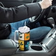 thumbnail image 4 of Yayeee 40oz Stainless Steel Tumbler with Straw and Handle Double-Wall Insulated Travel Water Bottle, Floral Patterns, 4 of 8