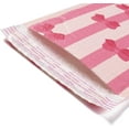 thumbnail image 3 of Rectangle Matte Film Package Bags Mailer Bowknot Print Padded Envelopes Pink 24x15x0.48cm, 3 of 3