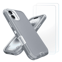 3-in-1 Entronix Bundle designed for iPhone 17, Heavy Duty Case, 2 Tempered Glass