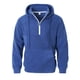 thumbnail image 4 of MHFRRA Sudadera con Capucha, Cuello Alto, Media Cremallera y Forro, Manga Larga, Térmica, Cálida, Deportiva, para Exteriores, Informal, Ajuste Cómodo Azul, 4 of 8