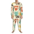 thumbnail image 4 of Kll Vintage Cup Sleepwear Mens Flannel Pajamas,Long Cotton Pj Set, 4 of 9