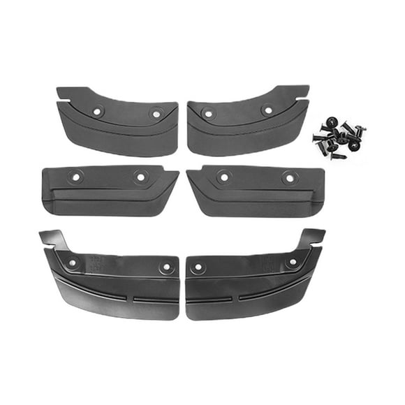 Miulika Mud Flaps Replacement Guards for Easy Installation 6Pcs Set