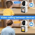 thumbnail image 7 of Two-Way Video/Audio Indoor Camera, Child/Elder/Dog/Pet Camera with Phone App, 2.8In Screen, 1080P Home Security Camera with Night Vision, One-Button Call, 7 of 7