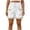 White-shorts for women, variant on YanHoo Shorts for Women Trendy Floral Patchwork Boho Vacation Short Pants Elastic Waisted Drawstring Casual Beach Shorts with Pockets