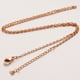 thumbnail image 3 of Collar de acero inoxidable Joyería de acero de titanio para mujer Martillo Cadena cruzada Cadena de bricolaje Accesorios para hombres Colgante Cadena a juego Cadena en forma de O, 3 of 5