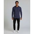 thumbnail image 4 of Real Essentials 3 Pack: Men's Cotton Lightweight Casual Pullover Drawstring Hoodie With Pocket (Available In Big & Tall), 4 of 7