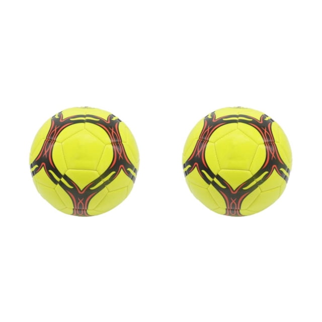 Wweixi Wear Resistant Soccer Ball For Football Training - Durable And Portable thickened yellow type 5 2Set