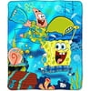 Nickelodeon - Spongebob Throw Blanket, 50" X 60"
