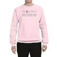 thumbnail image 2 of Wild Bobby, DonÃ¢â‚¬â„¢t Let Friends ALone Awareness Unisex Crewneck Graphic Sweatshirt, Light Pink, Large, 2 of 3