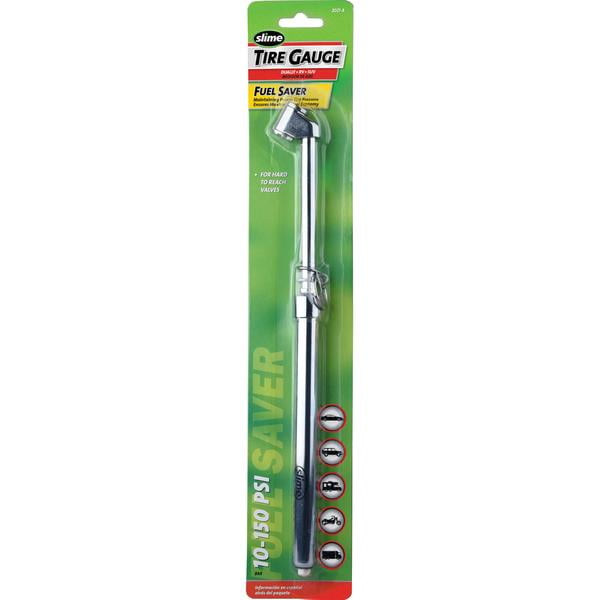 Slime 10-150 Psi Dual Head Truck and SUV Pencil Tire Gauge - 2021a