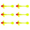 thumbnail image 2 of 6pcs Simulación Señuelo Pesca Plástico Artificial Cebo 9 Cm Suave Flexión Libre - Amarillo, 9cm Baoblaze Simulación de cebo suave, 2 of 8