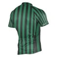thumbnail image 2 of joogoo Green and Black Stripes Pattern Men's Cycling Jerseys Mountain Bike Short Sleeve Tops S, 2 of 7