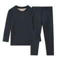 thumbnail image 3 of Miqool Kids Thermal Underwear Long Johns for Boys Girls 2 Piece Base Layer Toddler Soft Thermal Set, 3 of 3