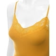 thumbnail image 5 of TheLovely Women's Junior and Plus Adjustable Spaghetti Strap Lace Tim Cami Tank Top, 5 of 5