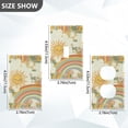 thumbnail image 7 of Yayeee Duplex Wall Plate 1-Gang 4.5"x2.7" Home Receptacle Light Switch Decorative Outlet Cover, Beige Clouds, 7 of 7