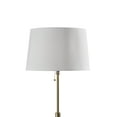 thumbnail image 4 of Mainstays 59.5" Gold Stick Floor Lamp with White Fabric Shade, 4 of 6