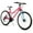 Pink, variant on Hiland 26 Inch Mountain Bike, 18 Speed MTB with Dual Disc Brake, Mountain Bike for Men Women, High Carbon Steel Frame Bicycle