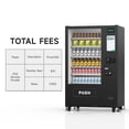 thumbnail image 2 of Smart Vending Machine, 60 Slot Commercial Refrigerated Snack & Drink Machine with 15.6'' LCD Display, Support Payment Via Paper Currency/Coin/Card, for Business Office Gym, 2 of 8