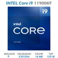 thumbnail image 2 of Procesador Intel Core I9 11900KF 3.5 GHz 8 Core 1200 BX8070811900KF azul, 2 of 6