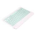 thumbnail image 1 of Keyboard,  Keycaps Typewriter, 10 Inch Keyboards, Metal Texture Panel, Aluminum Alloy Back Cover, for Smartphones Tablets Laptops Desktop Computers, 1 of 7