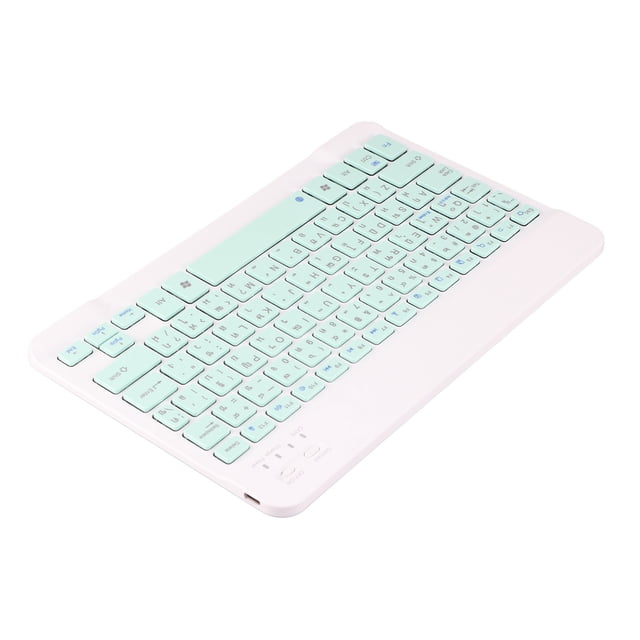 Keyboard, Keycaps Typewriter, 10 Inch Keyboards, Metal Texture Panel, Aluminum Alloy Back Cover, for Smartphones Tablets Laptops Desktop Computers