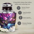 thumbnail image 7 of MUKTIVE Frog Adult Urns for Human Ashes Women - Large Burial Urns for Adult Human Ashes - Purple Decorative Memorial Urn for Mom & Dad - 10 Inch Cremation Urn for Adults Man, 7 of 7