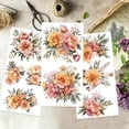 thumbnail image 4 of 3pcs/Set Peonies Rub on Transfers for Crafts and Furniture 6x12 inch Flower Clusters Decor Transfer Stickers Vintage Floral Transfers for Wood Furniture Scrapbooking Home Decorations, 4 of 9