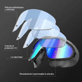 thumbnail image 3 of Gafas Natación Protección Uv Visión Amplia Malubero SIN FUGAS Y RESISTENTE AL AGUA, 3 of 3