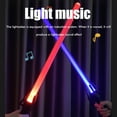 thumbnail image 4 of 2 piezas 2 en 1 espada luminosa que cambia de 7 colores espada luminosa expandible con sonido juguete de cosplay para niños adultos regalo de Halloween y Navidad, 4 of 10