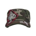 thumbnail image 2 of Top Headwear Womens Print Adjustable Cadet Cap - Camo - Studded Cross, 2 of 4