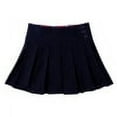 thumbnail image 5 of Bienzoe Girl's Pleated Hem School Uniform Skirt Navy 8, 5 of 5