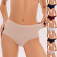 thumbnail image 2 of Paiwinds Women‘s High Waist Cotton Briefs, Solid Color Comfortable Panties, Breathable and Soft for Daily Wear, Size M-3XL, 2 of 7