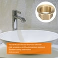 thumbnail image 4 of Uxcell Faucet Nut Fixed Base Copper Fixing Nut Tap Fastener ID 1.18" x H 0.79", 4 of 5