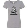 thumbnail image 3 of Inktastic I Love My Goldendoodle Dog Women's T-Shirt, 3 of 5