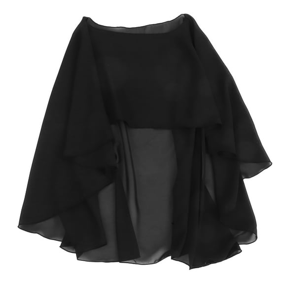 OUNONA Black Polyester Evening Wrap for Women, Elegant Lightweight Shawl for Outdoor Events and Formal Occasions