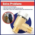 thumbnail image 3 of Brass RV Vacuum Breaker Check Valve, 571-VAC-CHK-A Trailer Flusher Check Valve Fit for 571 Check Valve Replace, 3 of 7
