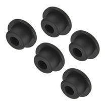 Uxcell High Temp Silicone Plug Mount Dia 19mm/0.75 inch t Shaped Rubber Stopper Hole Plugs for Powder Coating Plating Waterproof Plugs Sealing Plugs Black Pack of 5