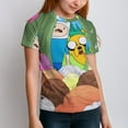 thumbnail image 4 of Adventure Time T-Shirts for Boys Girls, Kids 3D Print Short Sleeve, Unisex Crew Neck Tee Shirts for Youth, 4 of 9