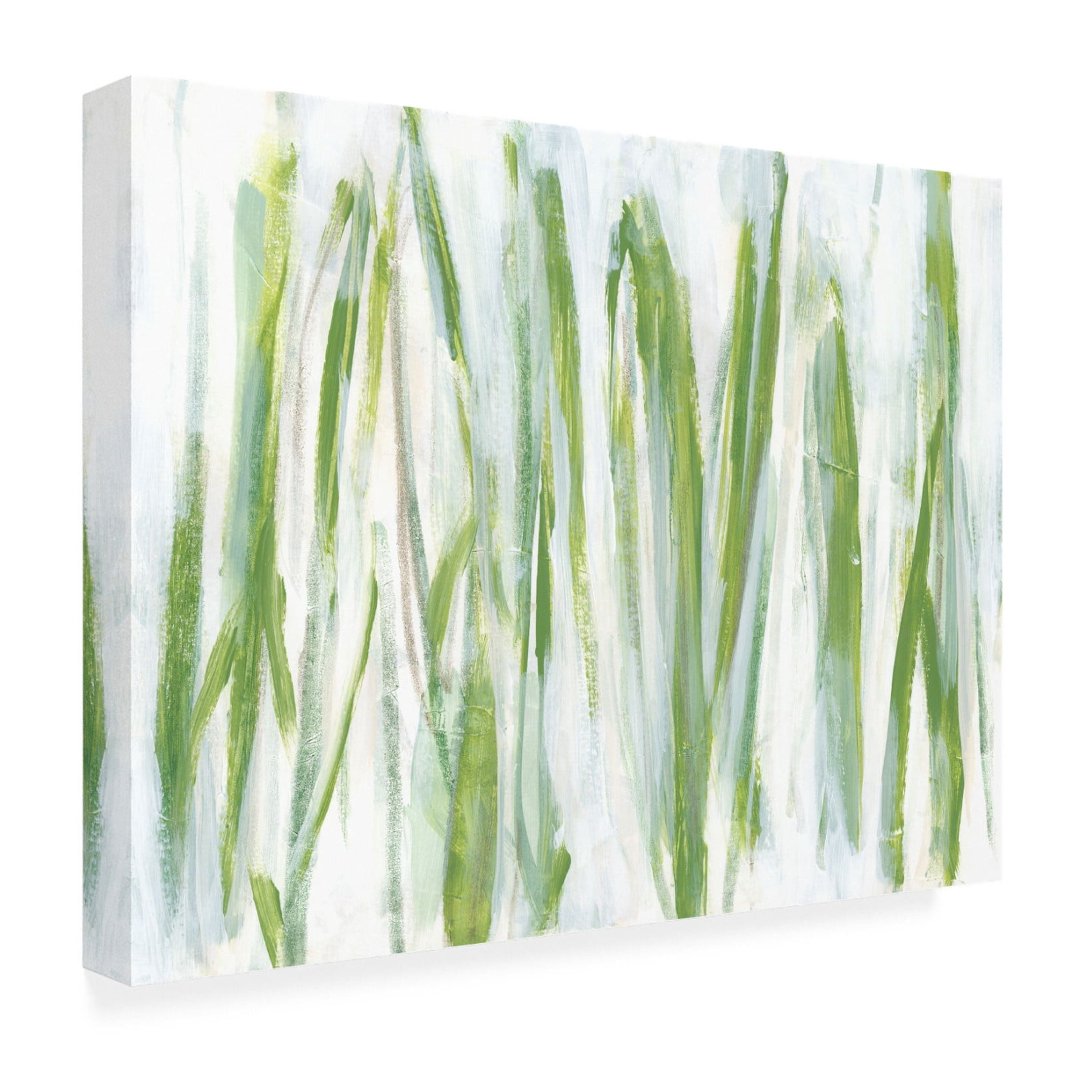 Trademark Fine Art June Erica Vess Verge in Green II Canvas Wall Art