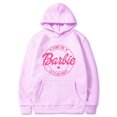 thumbnail image 1 of Barbie Let S Go Printed Pattern Ebay Plus Fleece Sweatshirt Hoodie, 1 of 2