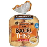 MHBF Plain Bagel Thins - 16 ct.