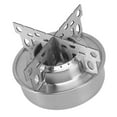 thumbnail image 1 of Réchaud de Camping, Mini Réchaud en Acier Inoxydable pour Camping Randonnée Barbecue, 1 of 8