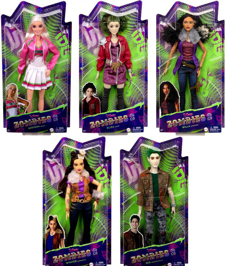 Disney Zombies 2 Addison, Eliza, Willa, Wynter & Zed Set