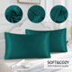 thumbnail image 4 of Funda de Almohada de Seda Sintética, Funda de Almohada de Satén Reversible de Color Liso, Funda de Almohada para Dormir, 4 of 6